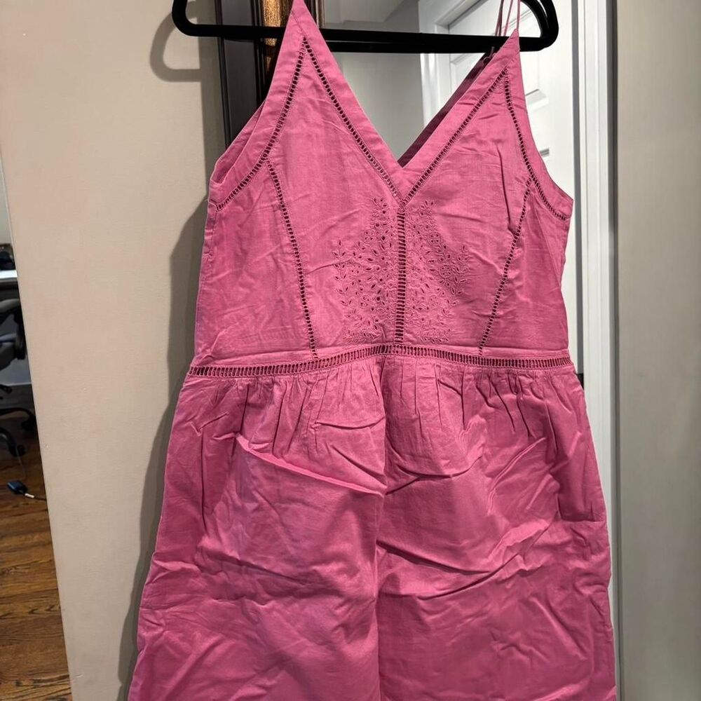Loft Women's Pink Dress Size S spaghetti straps